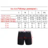 Bộ 5 quần lót nam Boxer Shorts màu đen dài vừa phải, quần lót nam thoáng khí, quần lót nam Homme Boxershorts, quần lót mềm mại 2024 - Image 2